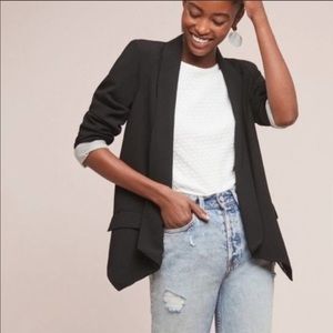 Anthropologie Cartonnier black cornerstone blazer